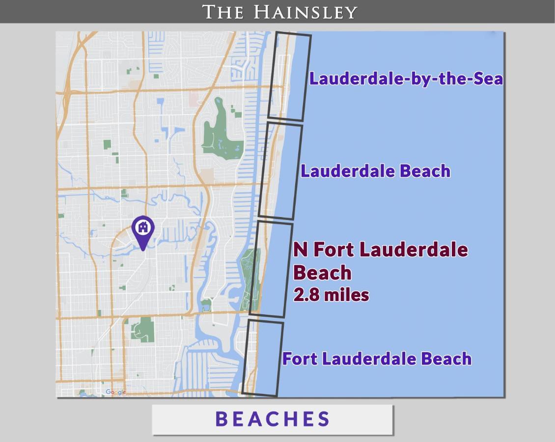 פורט לודרדייל Hainsley Apartments - Walk To Wilton Drive מראה חיצוני תמונה